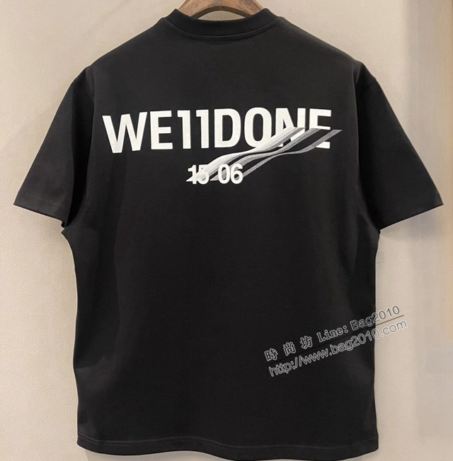 We11done專櫃2023SS新款印花T恤 男女同款 tzy2607